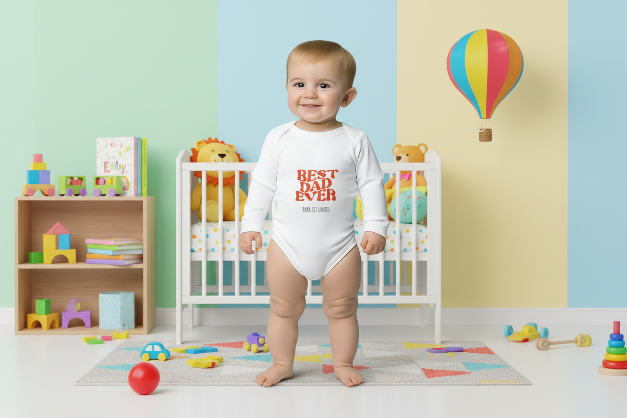 Classiche tutine a manica lunga per neonati Bianco